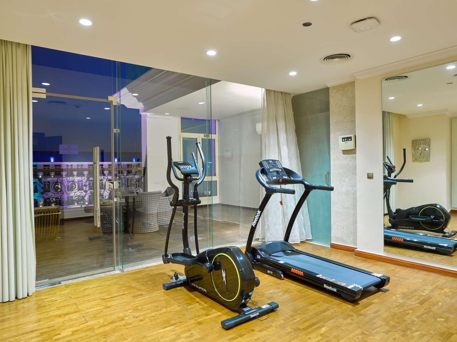 로열 맥심 팰리스 켐핀스키 카이로 외부 사진 A gym in a hotel